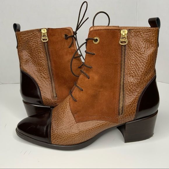 Gorgeous Hispanitas (Spain) Leather Booties - Size 41 (10) - Picture 10 of 15